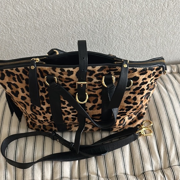 Banana Republic Calf Hair Satchel - Picture 3 of 10